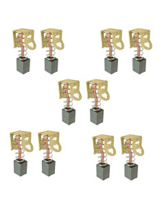 5 Pares Escobillas de Carbono para Taladros Bosch 33618