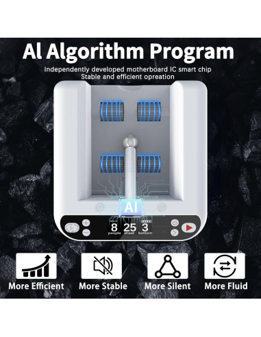 Máquina Automática de Reparto de Cartas Ht Viik MAX II - 8 Jugadores, Blanco