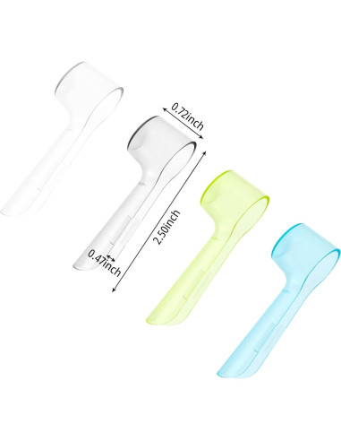 2 Cubiertas de Cabeza de Cepillo de Dientes CREHODEC Azul