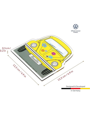 Raspador de Hielo VW Beetle BRISA - Policarbonato Amarillo