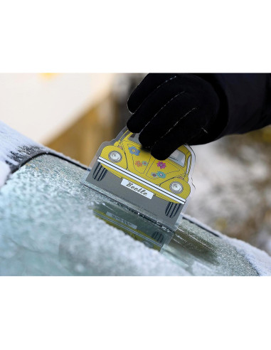 Raspador de Hielo VW Beetle BRISA - Policarbonato Amarillo