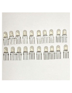 Indicador LED RGB 3 en 1 JGW 570RGB Bajo Voltaje 20 Unidades