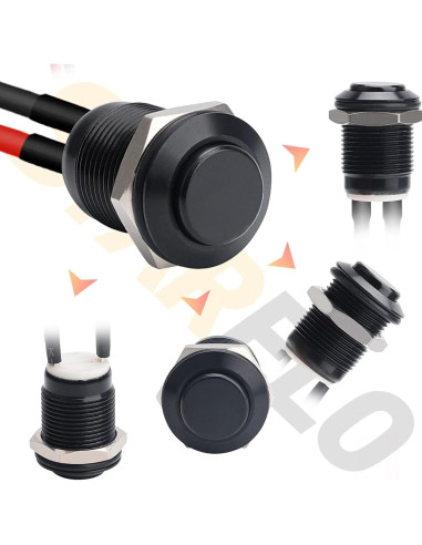 Interruptor de Botón Momentáneo STARELO 12mm IP65 5pcs