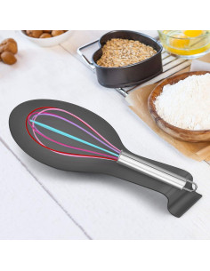 Soporte para Cucharas LIANYU Negro Acero Inoxidable 25.4cm 2