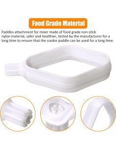 Palas para Galletas Rugam - Reemplazo para Mezcladores Universales 2