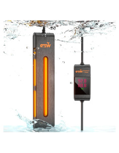 Calentador de Acuario AZW 100W para 94.6-170.3L con LED