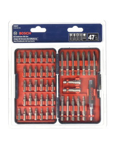 Juego de Puntas de Destornillador Bosch T4047L 47 Piezas Acero