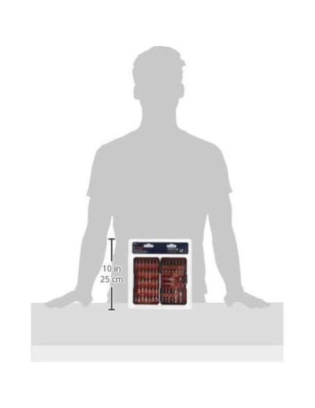 Juego de Puntas de Destornillador Bosch T4047L 47 Piezas Acero Juego de Puntas de Destornillador Bosch T4047L 47 Piezas Acero