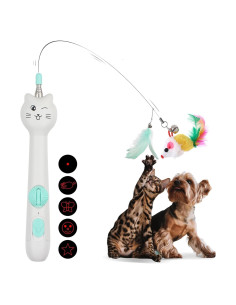 Juguete Interactivo para Gatos Found Notice Varita Retráctil 3-en-1