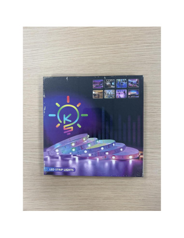 Tira de Luces LED Tenmiro 10m RGB Control Remoto Sincronizadas