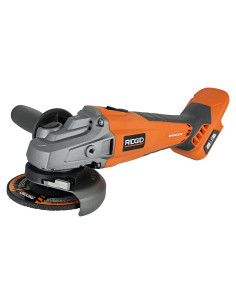 Esmeril Angular Sin Escobillas Ridgid 18V 4.5" Ajustable