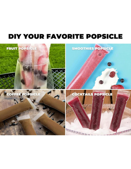 Bolsas Desechables para Paletas de Hielo Nature Pulito 100 Unidades