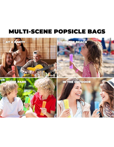 Bolsas Desechables para Paletas de Hielo Nature Pulito 100 Unidades