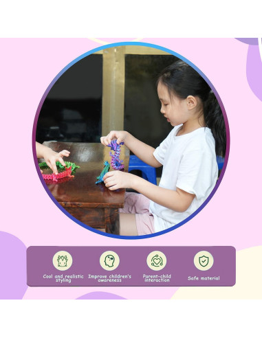 Dragón Articulado Impreso en 3D Bakira 30.48 cm Azul