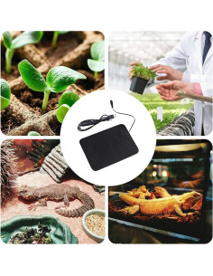 Alfombrilla Térmica para Plantas USB 22x15cm 8.5W Impermeable 2