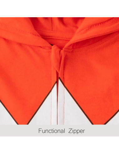 Overol con Capucha Power Rangers Rojo para Niños 2T-7