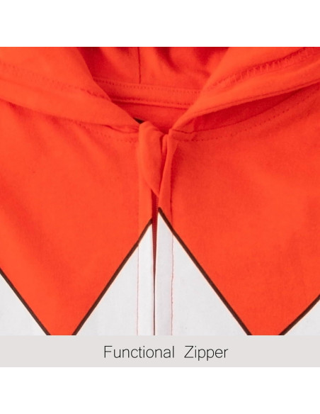 Overol con Capucha Power Rangers Rojo para Niños 2T-7