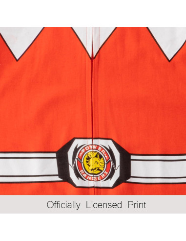 Overol con Capucha Power Rangers Rojo para Niños 2T-7