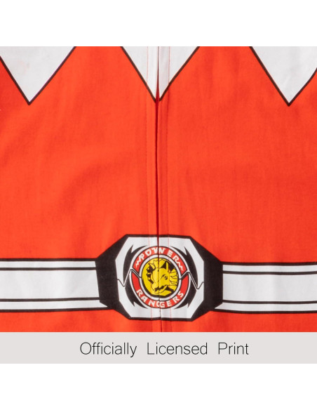 Overol con Capucha Power Rangers Rojo para Niños 2T-7