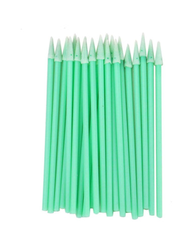 Bastones de limpieza CK-FS750 de espuma sin pelusa - 100 unidades