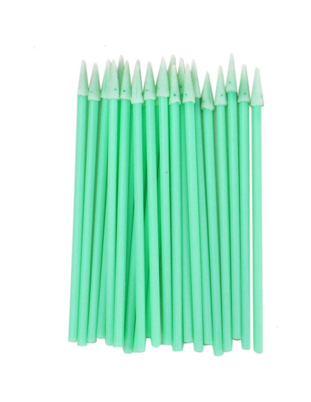 Bastones de limpieza CK-FS750 de espuma sin pelusa - 100 unidades