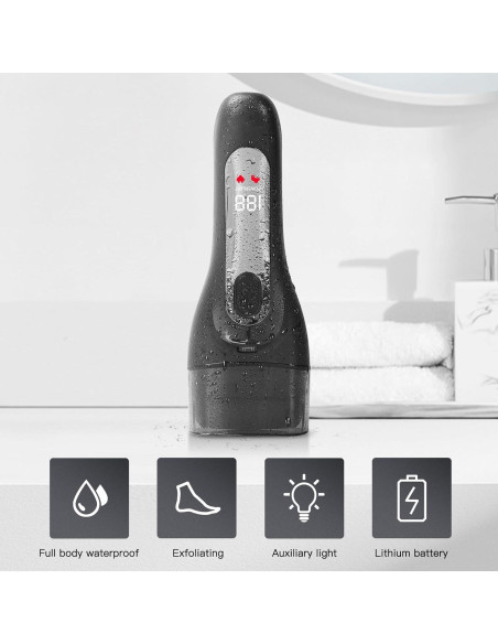 Removedor Eléctrico de Callos BDFDSJ Negro, Kit Pedicura Profesional Removedor Eléctrico de Callos BDFDSJ Negro, Kit Pedicura Profesional