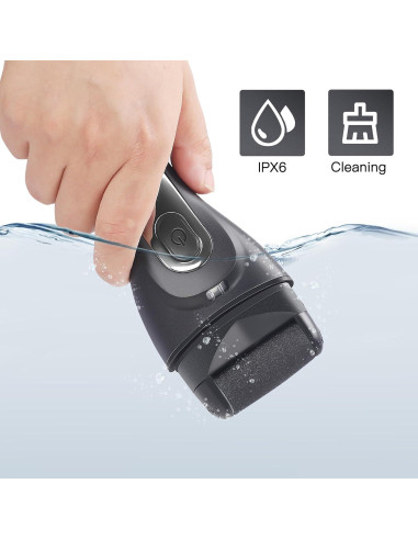 Removedor Eléctrico de Callos BDFDSJ Negro, Kit Pedicura Profesional