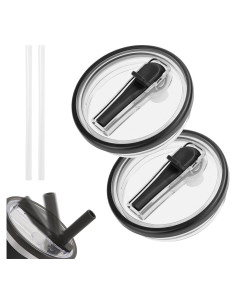 Paquete de 2 Tapas de Vaso Reemplazo Stanley 40oz Negro