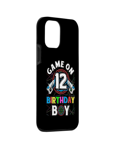 Funda Protectora para iPhone 12 Mini - Laser Tag Cumpleaños 12 Años