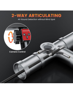 Cámara Borescopio Articulada TGJOR 4.3" HD 1080P IP67 2