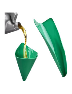 Embudo Flexible de Silicona PEOKPIPLE 37.6x17.3cm Verde