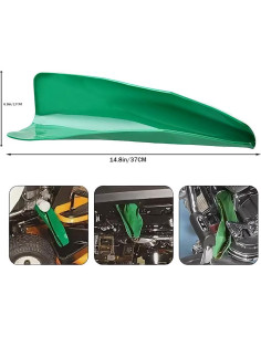 Embudo Flexible de Silicona PEOKPIPLE 37.6x17.3cm Verde 2