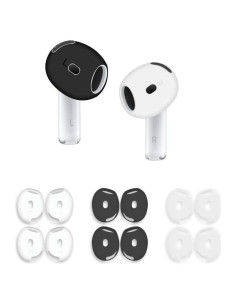 6 Pares de Cubiertas de Silicona para AirPods 4 LOVE MEI