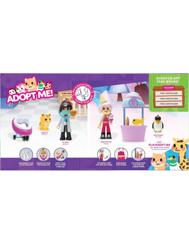 Paquete de Amigos Adopt Me! - Hospital y Heladería Jazwares