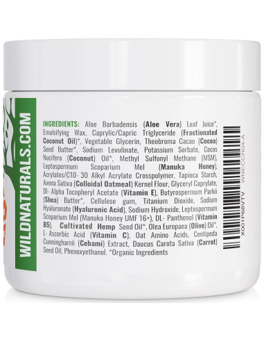 Crema Hidratante para Eczema y Psoriasis Wild Naturals 113g