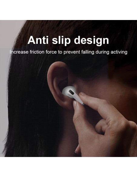 6 Pares de Cubiertas de Silicona para AirPods 4 LOVE MEI