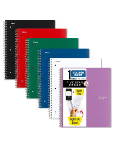 Cuaderno Espiral Five Star 1 Asignatura 100 Hojas A4