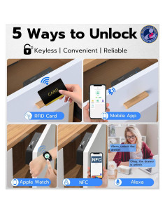 Cerradura Inteligente Bluetooth Anweller HJ-F3BC - Protección Infantil 2