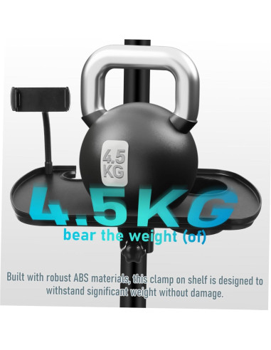 Soporte de Micrófono ERINGOGO con Bandeja Negra 31x20cm