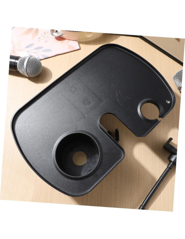 Soporte de Micrófono ERINGOGO con Bandeja Negra 31x20cm