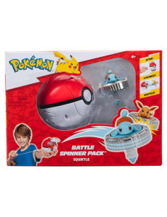 Battle Spinner Pokémon Jazwares Squirtle 238g 20x8.9x15.2cm