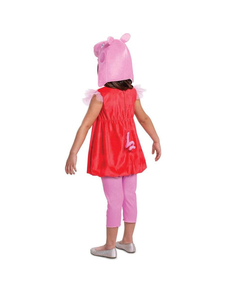 Disfraz Peppa Pig Deluxe Niñas con Sombrero Talla 2T Disfraz Peppa Pig Deluxe Niñas con Sombrero Talla 2T