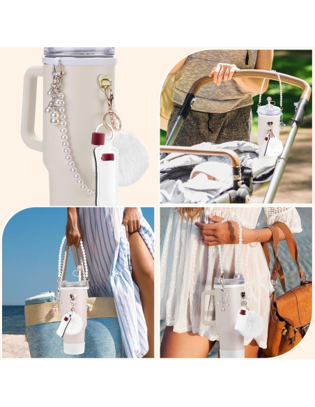 Accesorios para Taza Stanley Mity Rain 8PCS Perla 30oz 40oz