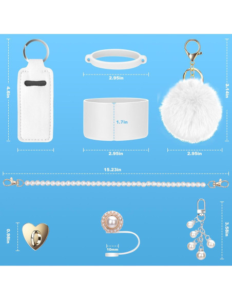 Accesorios para Taza Stanley Mity Rain 8PCS Perla 30oz 40oz