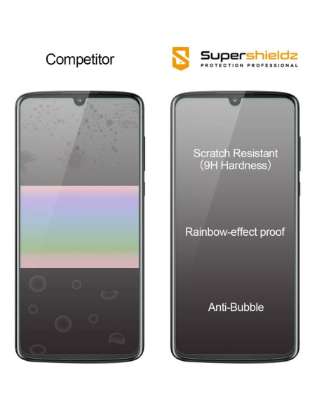 Protector de Pantalla Vidrio Templado Supershieldz para Moto Z4 - 3 Unidades Protector de Pantalla Vidrio Templado Supershieldz para Moto Z4 - 3 Unidades