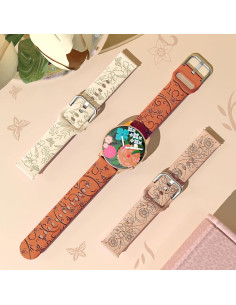 Paquete de 3 bandas de silicona SuperNaNa para Samsung Galaxy Watch 20mm 2