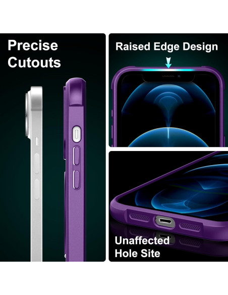 Anillo Giratorio Magnético 360 para Funda iPhone 12 Pro - ZHOGTNEG Anillo Giratorio Magnético 360 para Funda iPhone 12 Pro - ZHOGTNEG