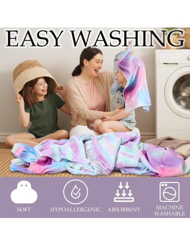 Juego de Toallas de Microfibra para Niñas SmoothNovelty