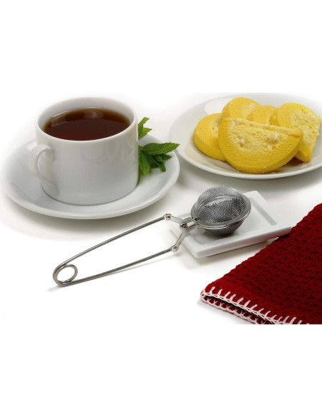 Infusor de Té de Acero Inoxidable Norpro 16cm Redondo