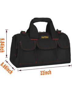 Bolsa de Herramientas FASTECH 55.88x21.96x24.99cm Impermeable 2